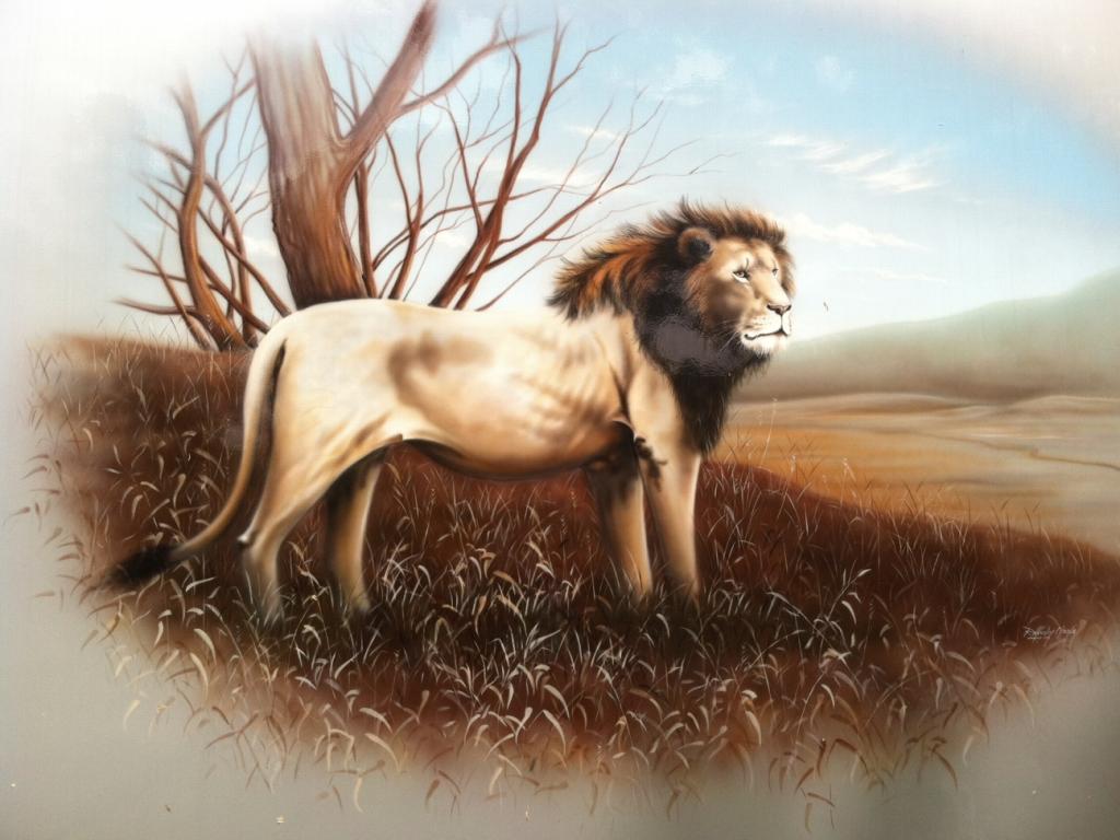 Lion Mural